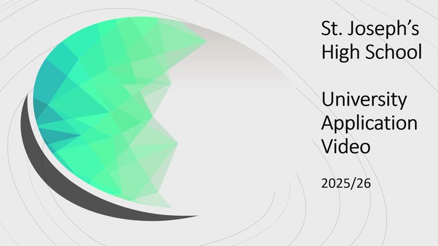 University Application Video 2025-2026