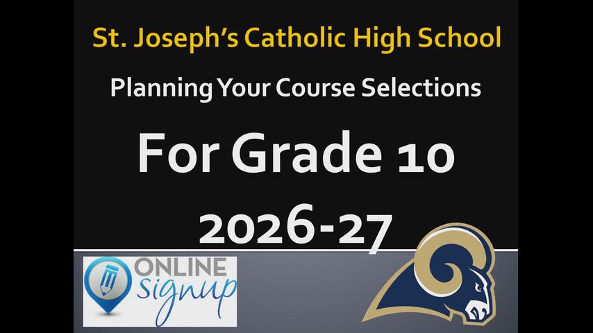 Gr 9 (Future Gr.10's) - Course Selection